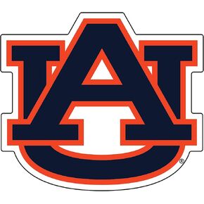 ملصق من الفينيل Craftique Auburn Tigers مقاس 4 بوصات للكمبيوتر المحمول على شكل سيارة شاحنة ممتصة للصدمات