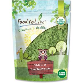 Organic SuperGreens Powder Blend, 1.5 Pounds – Mixed Kale, Moringa, Spirulina, Wheatgrass Powders. Non-GMO, Pure, Vegan, Bulk. Rich in Antioxidants, Chlorophyll. Great for Juices, Smoothies, Baking