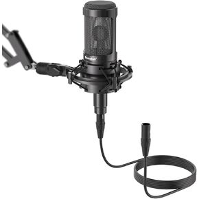 XLR Studio Recording Microphone, Professional Cardioid Condenser Mic for Podcasting, Singing, Voice-Over, Vocal, Home-Studio, Streaming, YouTube, Skype, Twitch (BL-500)