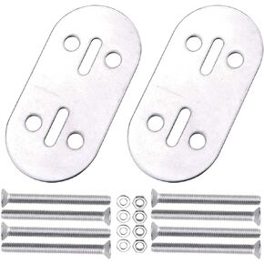MX Boat Cleats Back Plate,Marine Dock Cleat Backplane Stainless Steel Boat Cleat Repair Plate,Reinforced Backing Plate,for Boat Cleat,Dock Cleat,Pack of 2