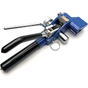 KGZDFOOBanding Tools for Strapping Stainless Steel Strapping Tensioner Strapping Kit Pliers Manual Cable Ties Tension Cutting Fastening Tool Strapping Gear Bander Tensioner