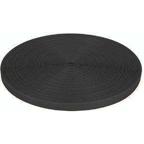 1/2" x 300' Polypropylene (PP) Strapping Roll, 300 lbs Break Strength– Affordable and Lightweight Strapping（100m Black）