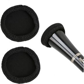 Musical Instrument Bell Cover, 2Pcs Elastic Bell Protection for 2.95'' - 3.3" Clarinet, Oboe and Bassoon Accessory, Washable and Reusable