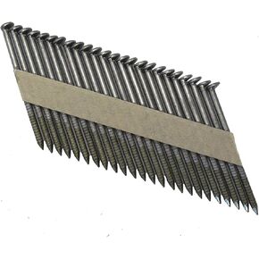 Grip Rite Prime Guard GRP8RH1 30 Degree Paper Tape Offset Round Head Bright Coated Collated Framing Nails, 2-3/8" x 0.113"