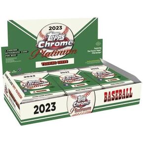 2023 Topps Chrome Platinum Anniversary Baseball Hobby One Autograph Per Trading Card Box