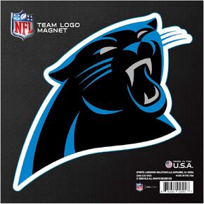 FANMATS 32357 Carolina Panthers Large Team Logo Magnet 10" (12.4268"x10.4894")