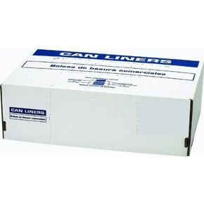Berry Plastics HR404812N Rhino-X High Density Polyethylene Coreless Roll Can Liner, 40-45 gallon Capacity, 12 micron Thick, 48" Length x 40" Width, Natural (Case of 250)