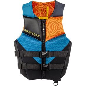 Body Glove- Phantom Men's Evoprene PFD-Adult Life Jacket - Coast Guard Approved, High Mobility PFD, Lightweight Buoyancy Foam, Universal and Oversize
