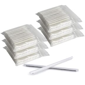 600pcs Fiber Optic Splice Fusion Sleeves, Fiber Heat Shrink Splice Protector, Fusion Splice Protection Sleeve, 304 Stainless Steel Clear PE Heat Shrinkable Tube, 2.6mm diam, 60mm Length