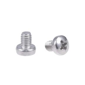 uxcell M3x4mm Machine Screws Pan Phillips Cross Head Screw 304 Stainless Steel Fasteners Bolts 100Pcs