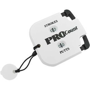 Golf Score Counter, Stroke Counter Golf Score Indicator, 2 Digits Mini Square Golf Score Counters, Golf Count Shot Stroke Putt Score Counter for Golf Scoring Keeper, White/Black