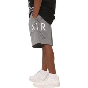 Nike Air Jordan Big Kids Boys' Jumpman Mesh Shorts (US, Alpha, X-Large, Regular, Smoke Grey)