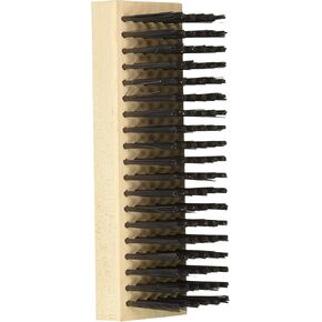 Weiler 804-44067 Block Type Scratch Brush, 014 Steel Fill, Flat Face
