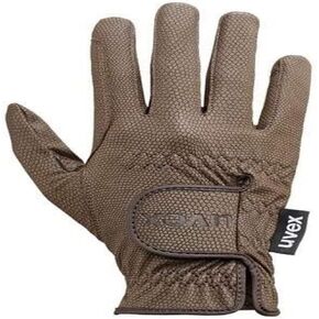 Uvex Sportstyle Horse Riding Gloves for Women & Men, Brown, 8 - Breathable, Washable & with Touchscreen Capability