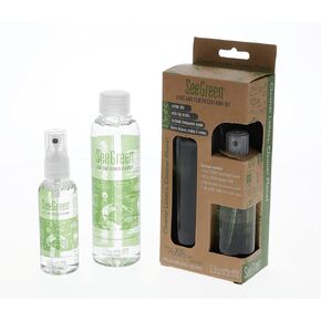 LENS and SCREEN CLEANING KIT | EYEGLASS, SUNGLASS and SCREEN CLEANER | 2oz SPRAY CLEANER/6oz REFILL, (2) MICROFIBER CLEANING CLOTHS and (1) SLIPCASE | 8oz CARE KIT