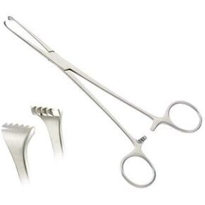 Premium Allis Tissue Clamp Forceps 6", 4x5 Teeth, Stainless Steel