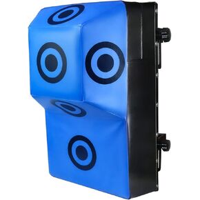 Boxing Bar Wall Mount Uppercut Boxing Adjustable Height MMA Training 27in Punching Target Black Blue, JR-0070-GG