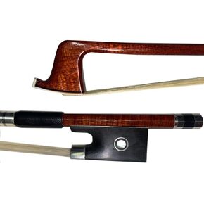 1pcs of hybrid carbon fiber violin bow 4/4 for adult white horse hair outside is wood
