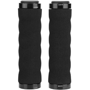 Handlebar Grip Anti-slip Comfortable Sponge Handlebar Locking Grips for Mountain Bike Road Bike Bar Non-Slip-Rubber