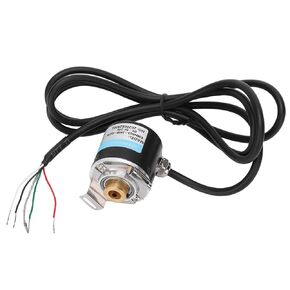 Fafeicy AB 2-Phase Encoder, DC 5-24V Hollow Shaft Encoder AB 2 Phase Quadrature Encoder 6-8mm for Office Automation and Engineering Fields(100B), Encoder