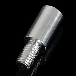 1.5CM Silver Shaft Extender Extension Rod, Compatible with Sanwa Arcade Three Joystick, Electrical(2PCS)