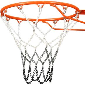 2 LBS Chain Basketball Net Heavy Duty Outdoor, 0.12 Inch Thick Basketball Net Chain