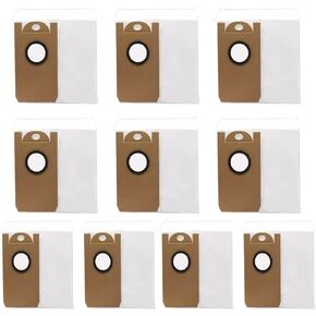 Replacement Dust Bags for Laresar L6 Pro, Honiture Q6 Pro / Q6 SE Robot Vacuum Bag Accessories (10 Pack)