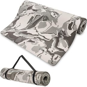 Eco friendly yoga mat made from a premium TPE material that provides non-slip texture perfect for indoor and outdoor workouts. Great for hot yoga, pilates, and Bikram