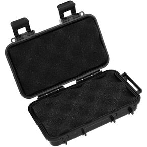 Outdoor Shockproof And, Proof Waterproof Sealed Box Removable Foam Case Pressure Small Hard Survival Storage Case (A) (External Size Of Type A: 170*110*48Mm)