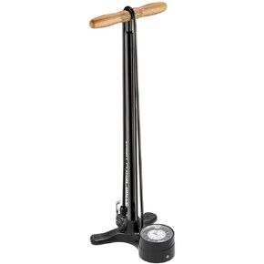 Lezyne Sport Floor Drive 3.5" | Bike Floor Pump, Presta/Schrader, 220psi, Black, Road, Cyclocross, Gravel, Track Cycling