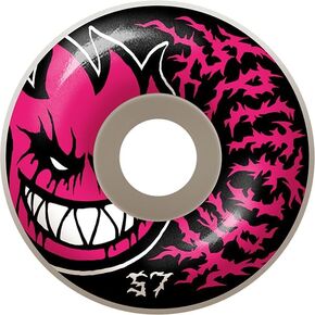 Spitfire Skateboard Wheels 57mm 99A Bighead Deathmask White/Pink