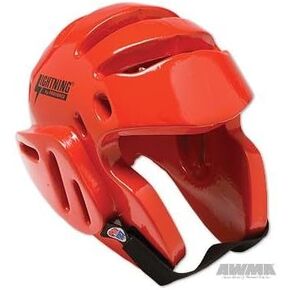 Pro Force Lightning Sparring Headgear - Red - Medium