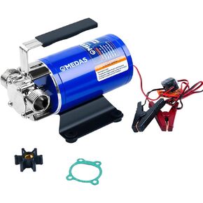 MEDAS 1HP 3434 GPH Sump Pump Submersible Clean/Dirty Water Pump Portable Utility Pump with 16.4ft Cord for Swimming Pool Garden Basement Tub Pond Draining