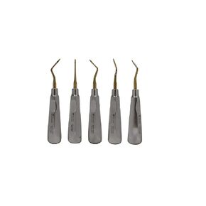 Dental Surgical Root Elevator, HEIDBRINK Root TIP Elevator Set of 5
