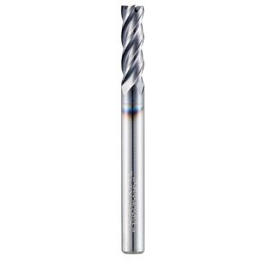 7/64" Micrograin Carbide Square End Mill Set, 4 Flute HRC 45 Deg AlTiN Coating End Mill Bits Set for Milling Alloy Steels, Hardened Steel,CNC Router Bits for DIYers & Professionals