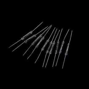 Reed Switch, Asukohu 10 Pcs 2x14mm Reed Switch Normally Open Magnetic Induction Switch Electromagnetic N/O
