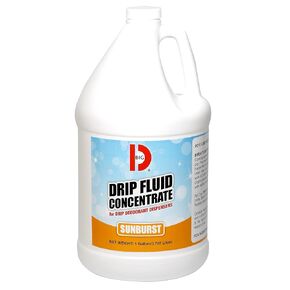Big D 1592 Drip Fluid Concentrate for Drip Deodorant Dispensers, Sunburst Fragrance, 1 Gallon (Pack of 4) - Neutralizes Odors in urinals and Toilet Bowls