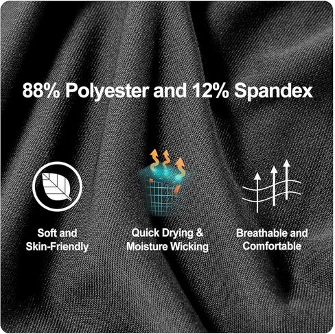 مجموعة من 3 قمصان رجالية مضغوطة بأكمام قصيرة من Roadbox، تي شيرت شبكي بطبقة أساسية تحت الإبط للتمرين في صالة الألعاب الرياضية in Kuwait