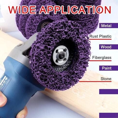 5 Pack 4" x 5/8" Strip Disc Stripping Wheel,4 inch Paint Stripping Disc for Angle Grinder Clean and Remove Paint,Coating Rust Welds,Oxidation in Saudi Arabia