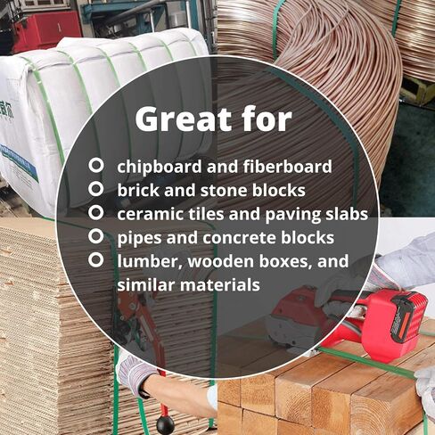 IDL Packaging - PET-B-58-D 5/8" Polyester Strapping Kit, Standard with Dispenser - All You Need to Strap a Pallet in Saudi Arabia