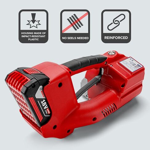 IDL Packaging Transpak H-46B-58 Battery-Powered Premium Industrial Strapping Tool for 5/8" Polyester (PET) and Polypropylene (PP) Strapping - High-Speed Packaging Strapping Machine in Saudi Arabia