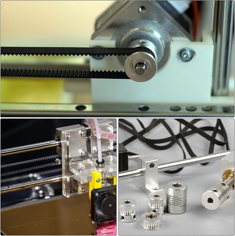 MECCANIXITY 5M 12Teeth Timing Pulley Synchronous Wheel Timing Belt Drive Without Step 5mm Pitch 8mm Bore for Belt, 3D Printer, CNC in Saudi Arabia
