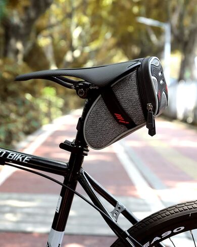 حقيبة الدراجة تحت المقعد من WATERFLY: حقيبة سرج الدراجة على الطرق الجبلية لركوب الدراجات، حزمة مقعد Mtb، حقيبة سرج الدراجة، حقيبة مقعد الدراجة، حقيبة تحت السرج، أداة إسفين تحت المقعد، حقيبة الدراجة in Kuwait