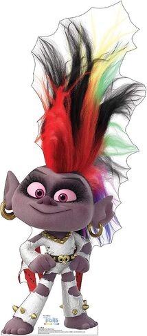 Cardboard People Poppy Life Size Cardboard Cutout Standup - Trolls World Tour (2020 Film) in Saudi Arabia