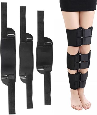 O/X Leg Correction Belt, 3 Sets Leg Corrector Bandage, Adjustable Leg Posture Correction Belt, Bow Leg Straightener Strap, Inside Eight Character Corrector Leggings Belt, Knock Knee Braces (XXL) in Saudi Arabia