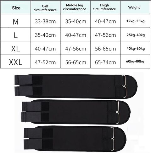 O/X Leg Correction Belt, 3 Sets Leg Corrector Bandage, Adjustable Leg Posture Correction Belt, Bow Leg Straightener Strap, Inside Eight Character Corrector Leggings Belt, Knock Knee Braces (XXL) in Saudi Arabia