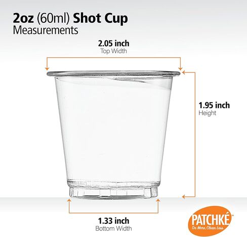 [1 OZ - 400 Cups] Clear Shot Cups Clear Shot Glasses for Parties and Events (Bulk Pack - 400 shots) in Saudi Arabia