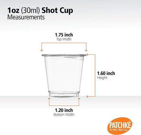 [1 OZ - 400 Cups] Clear Shot Cups Clear Shot Glasses for Parties and Events (Bulk Pack - 400 shots) in Saudi Arabia