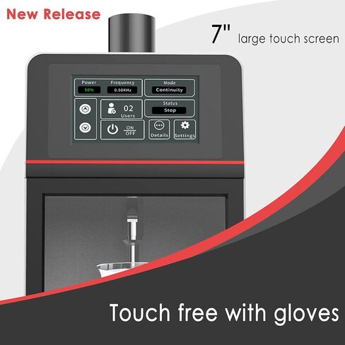 Fangxu توفير الطاقة المتكاملة الخالط بالموجات فوق الصوتية Sonicator مستحلب مختبر خلاط 1200 واط مع مسبار 13 مللي متر in Saudi Arabia