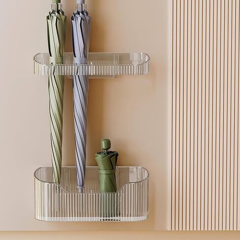 Umbrella Stand Holder, Adjustable Wall Mounted Umbrella Holder Rack, Umbrella Holder Space Saving Organizer Long and Short Umbrella for for Home Indoor in Saudi Arabia